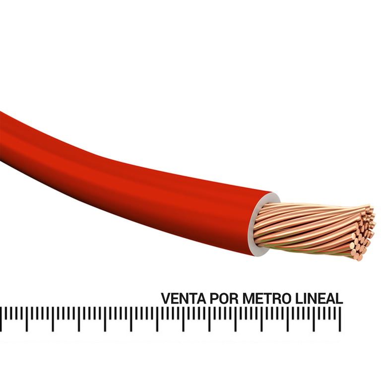 Cable con Aislamiento Libre de Halógenos 1x4 mm2 Rojo