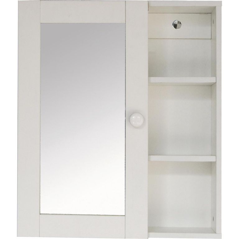 Botiquín Para Baño Con Espejo 45X52X16 Cm