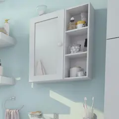 SENSI DACQUA - Botiquín Para Baño Con Espejo 45X52X16 Cm