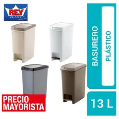 REYPLAST - Papelero 13 Litros Plástico surtidos