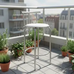 AGM - Piso Bar Plata/blanco 147x40x40 cm