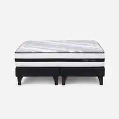 ROSEN - Box Spring Driven 2 plazas Gris