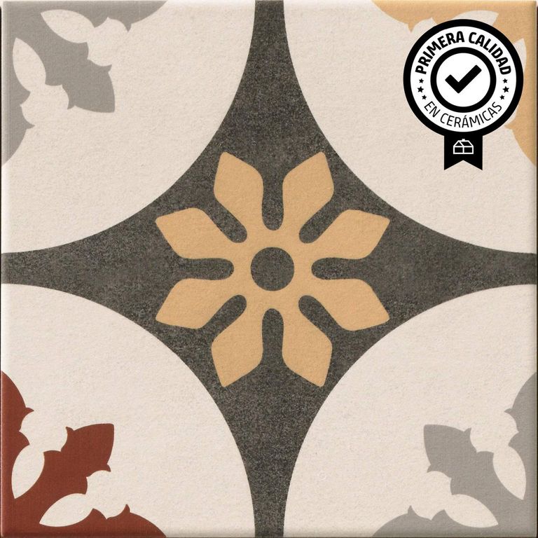 Cerámica 20x20 cm Centro Praga Multicolor 1 m2