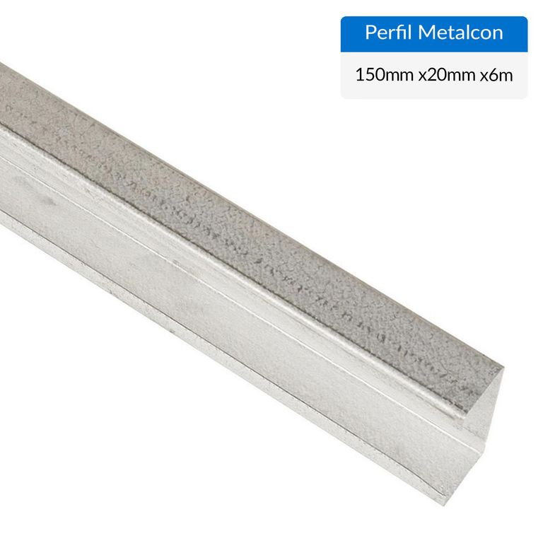 Perfil estructural Metal 150x20x0.85 mm 6 m