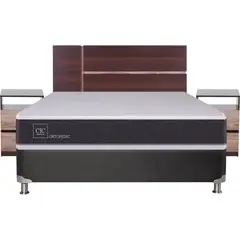 CIC - Box Spring New Ortopedic 2 Plazas Bn + Muebles