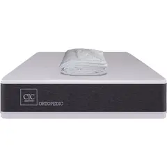 CIC - Colchon Ortopedic 1 Plaza + Cubrecolchon