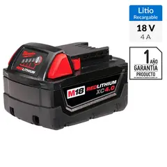MILWAUKEE - Batería recargable 18V 4,0 Ah