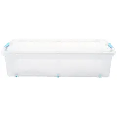 REYPLAST - Caja Bajo Cama 40x20x81 cm 48 l Transparente