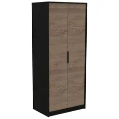 TUHOME - Set clóset + cómoda 5 cajones wengue/miel