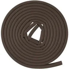 FIXSER - Caucho sintético perfil D 7,9 mm x 6,35 mm marrón