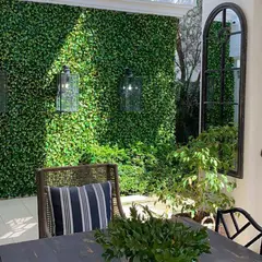 JUST HOME COLLECTION - Jardín vertical artificial palmeta 50x50 cm