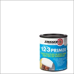 RUST OLEUM - Primer Multiuso Rust-oleum 123 Base Agua Blanco 0.25 Galones