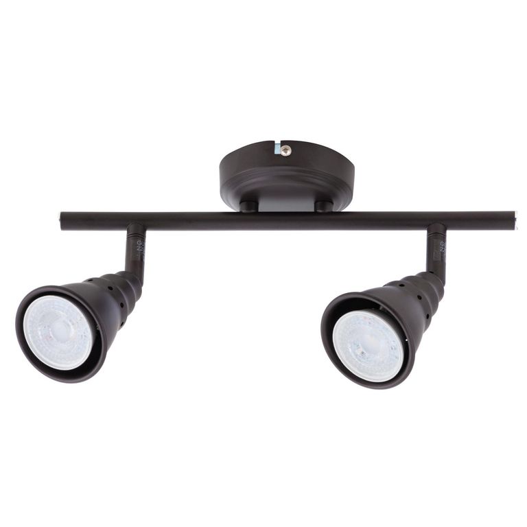Barra Led Terra 2 Luces Metal Café