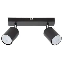 BYP - Barra 2 luces GU10 Silo negro mate