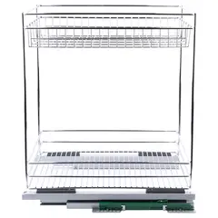 HOMY - Cesta 2 niveles 44x47x32 cm