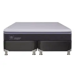 CIC - Box Spring King Box Spring Ortopedic Advance Gris