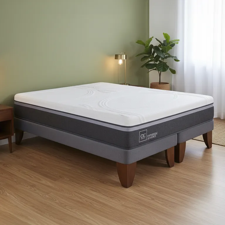 CIC Cama 2 plazas Europea Ortopedic Advance Gris