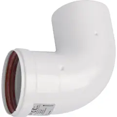 RHEEM - Codo 90 Grados Para Calefón Tiro Forzado 80 Mm