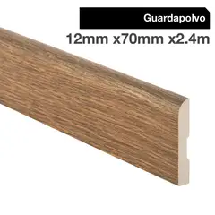 MAFORSA - Pack 4 unidades Guardapolvo MDF Roble 70 mm 1.2x240 cm
