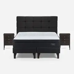 ROSEN - Cama 2 Plazas Tempo Grafito