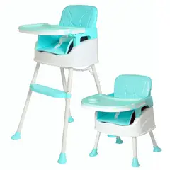 KIDSCOOL - Silla de comer celeste