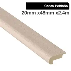 MAFORSA - Pack 2 unidades Canto Peldaño MDF Roble Castellon 48 mm 2x240 cm