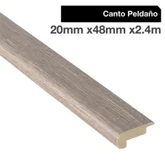 MAFORSA - Pack 2 unidades Canto Peldaño MDF Roble Gris 48 mm 2x240 cm