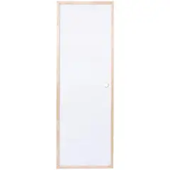 MAFORSA - Puerta Terciado Huilo precolgada Dual con perforación blanca