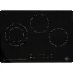 ALBIN TROTTER - Encimera Eléctrica 3 Platos Negra Glass Fein 60