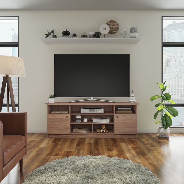 Rack clasico 65x48x170 cm walnut