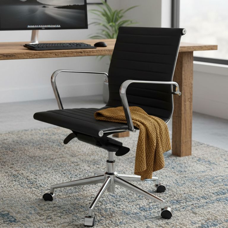 Silla Escritorio Bishop Negro