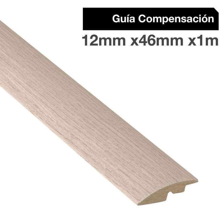 Pack 2 unidades Guía de Compensación MDF Roble Castellón 46 mm 1.2x100 cm