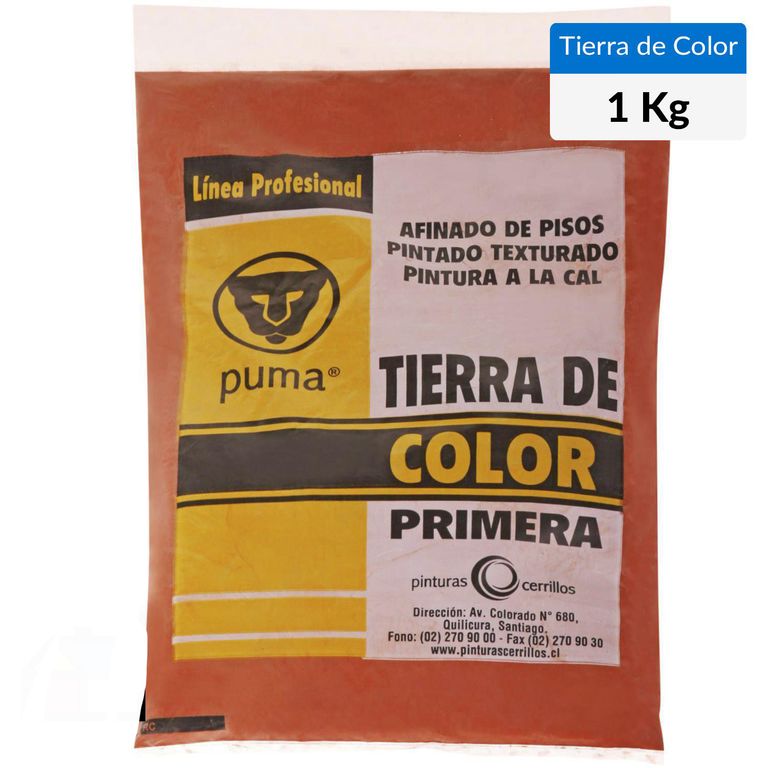 Tierra De Coloración Roja 1 Kg Para Construcción