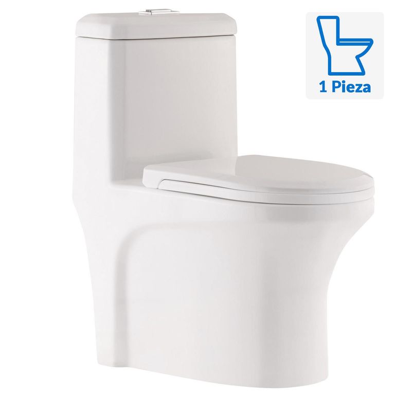 Sanitario One piece a Piso 30,5 cm 6 Litros SD1001-300-B Blanco