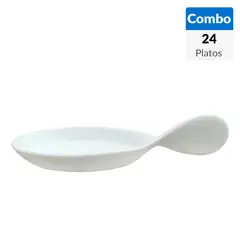 undefined - Combo 24 Platos mini pescado Blanco