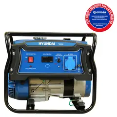 HYUNDAI - Generador Eléctrico a Gasolina Partida Manual 1100 W 6 l