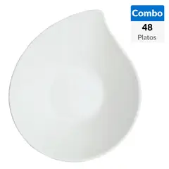 undefined - Combo 48 Bowl Diseños Loza Blanco