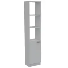 TUHOME - Estante Bath Melamina 3 Nivel(es) 33x162.2x26.8 cm Blanco