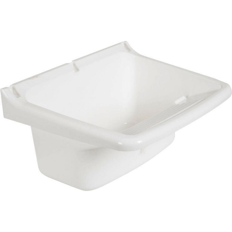 Lavarropa Forma Rectangular Plástico 48x28x43 cm Blanco