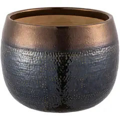 JUST HOME COLLECTION - Macetero Aisea de Cerámica 30x23 cm Oliva dorado