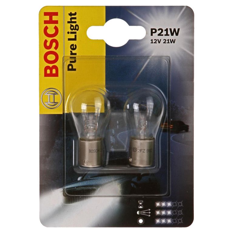 Set Ampolletas P21w 21w para Auto 12v 2 Unidades