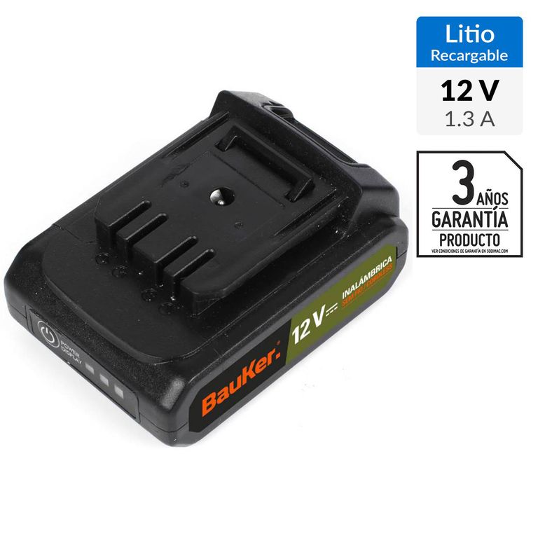 Batería recargable 12V 1,3 Ah