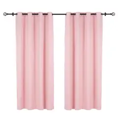 JUST HOME COLLECTION - Combo 2 Cortinas black-out 140x220cm Texturada