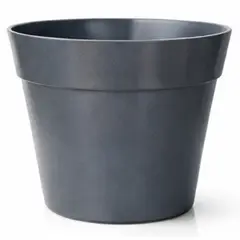 DECOGREEN - Macetero redondo de fibras naturales 25x25x17 cm