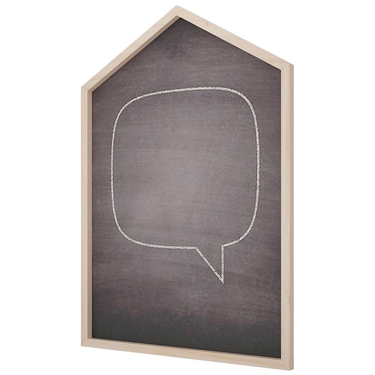 Pizarra diseño casa