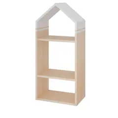 DE PIES A CABEZA - Repisa Niño 3 Madera 2 Nivel(es) 30x70x35 cm Blanco/Madera