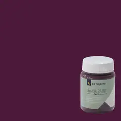 LA PAJARITA - Pintura Acabado Tiza Rojo Aubergine 0.075 l