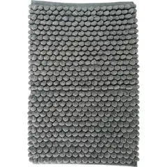 JUST HOME COLLECTION - Piso baño algodón 40x60 cm gris