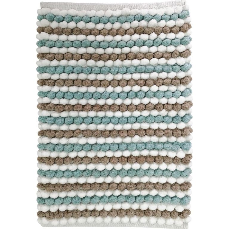 Piso baño algodón 40x60 cm aqua