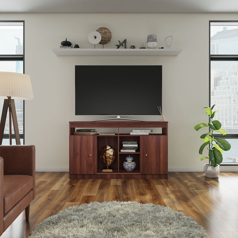 Rack tv murillo 55x140x82 cm café